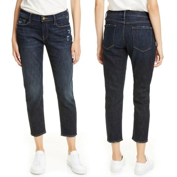 Frame Le Garcon Crop Jeans - Picture 1 of 5